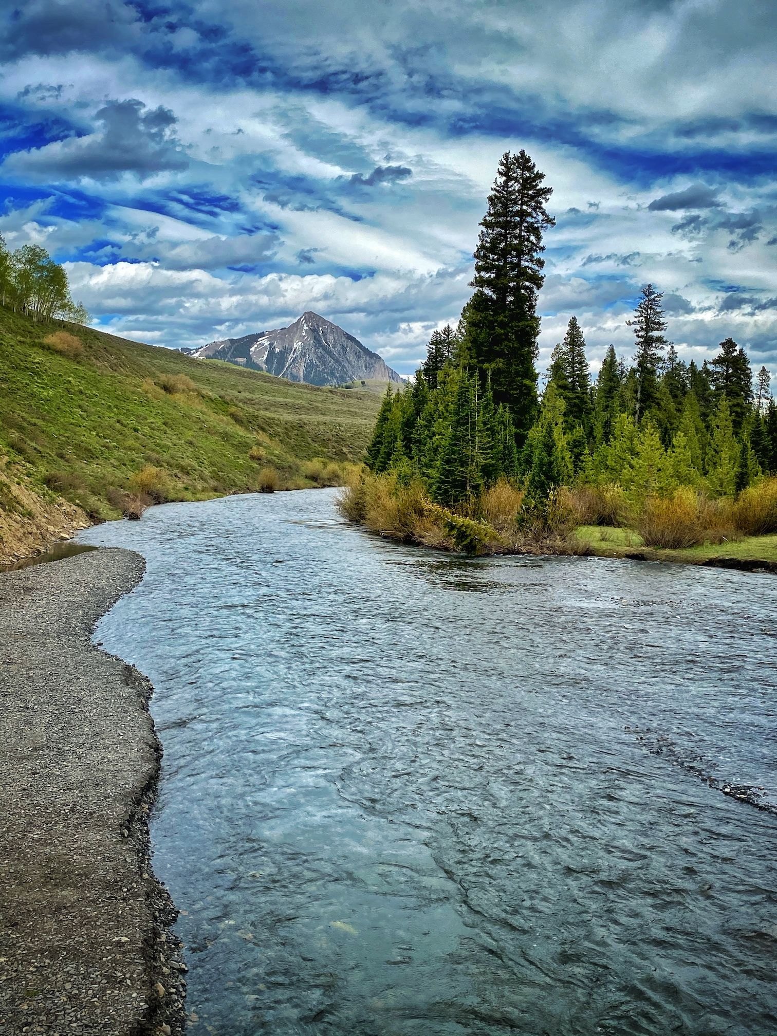 Gunsight Bridge on the Slate River in Crested Butte