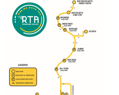 The RTA bus map
