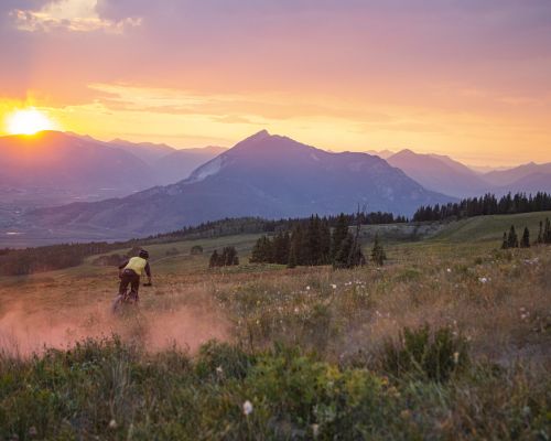 Mountain Biking in Crested Butte, Colorado. 2020.