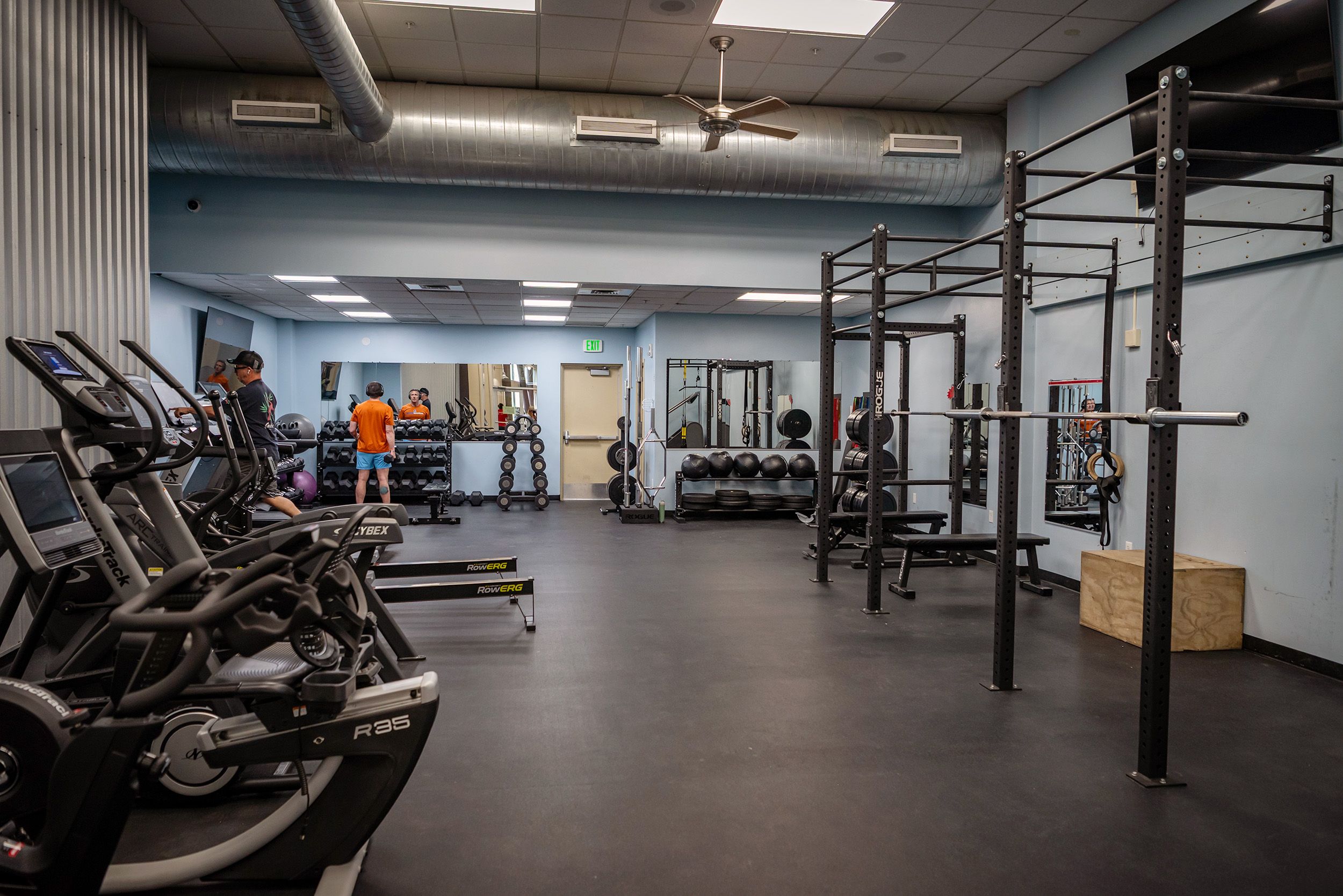 A weight room in one of the Gunnison and Crested Butte gyms.