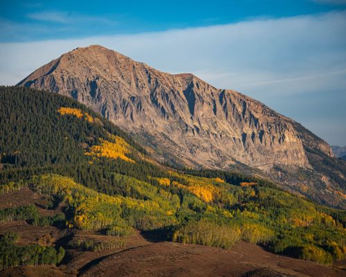 Gothic Mountain in the fall