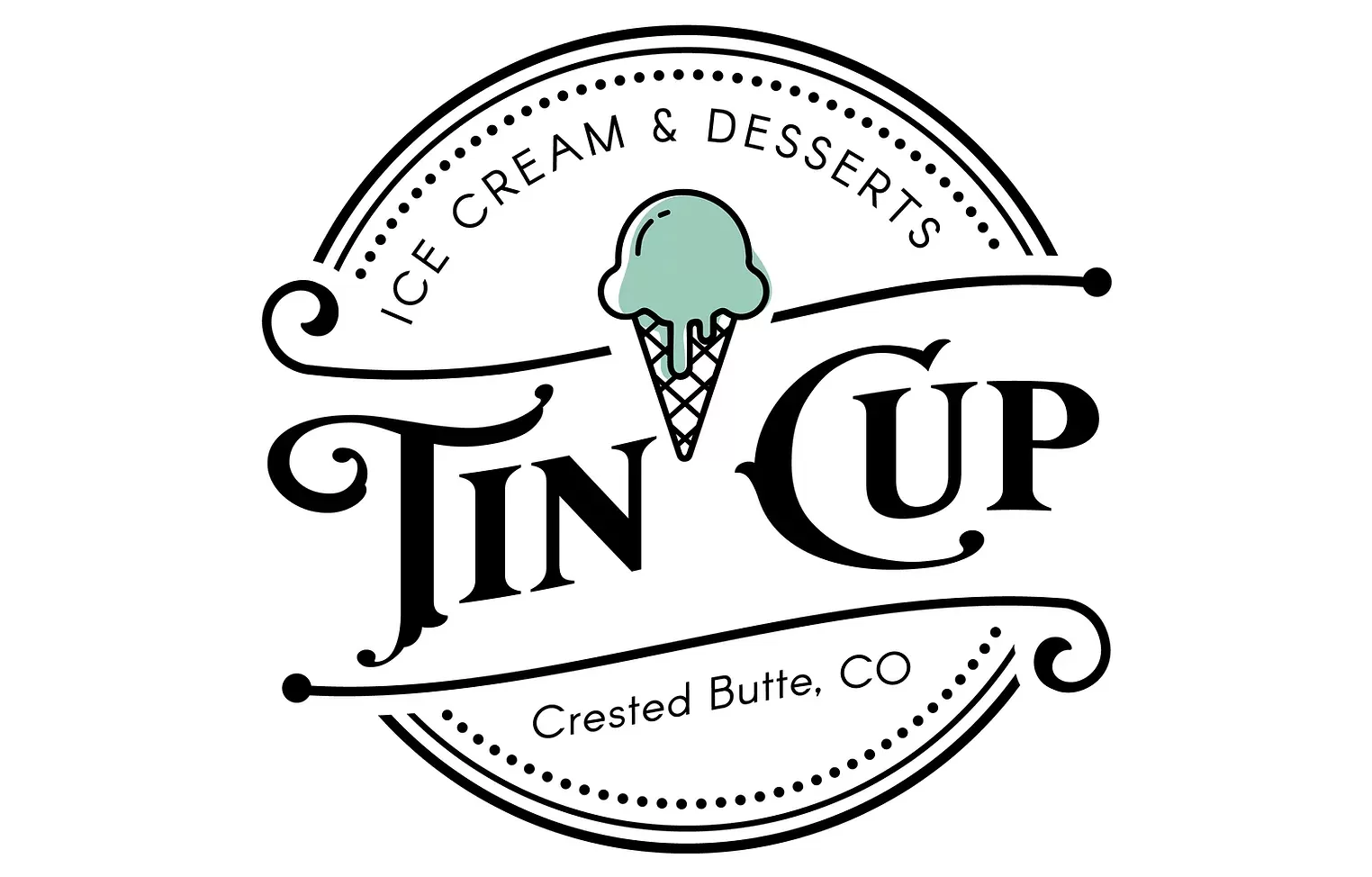 A milkshake from Tin Cup, an ice cream shop in Crested Butte, CO