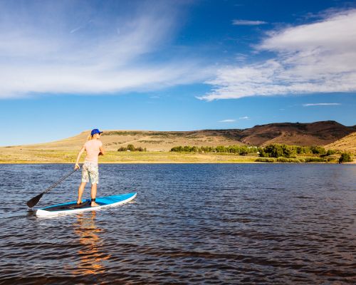 sup on blue mesa reservoir gunnison colorado