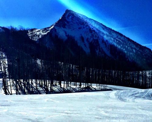 Jeff Game's shot of a snowy Crested Butte from last winter.