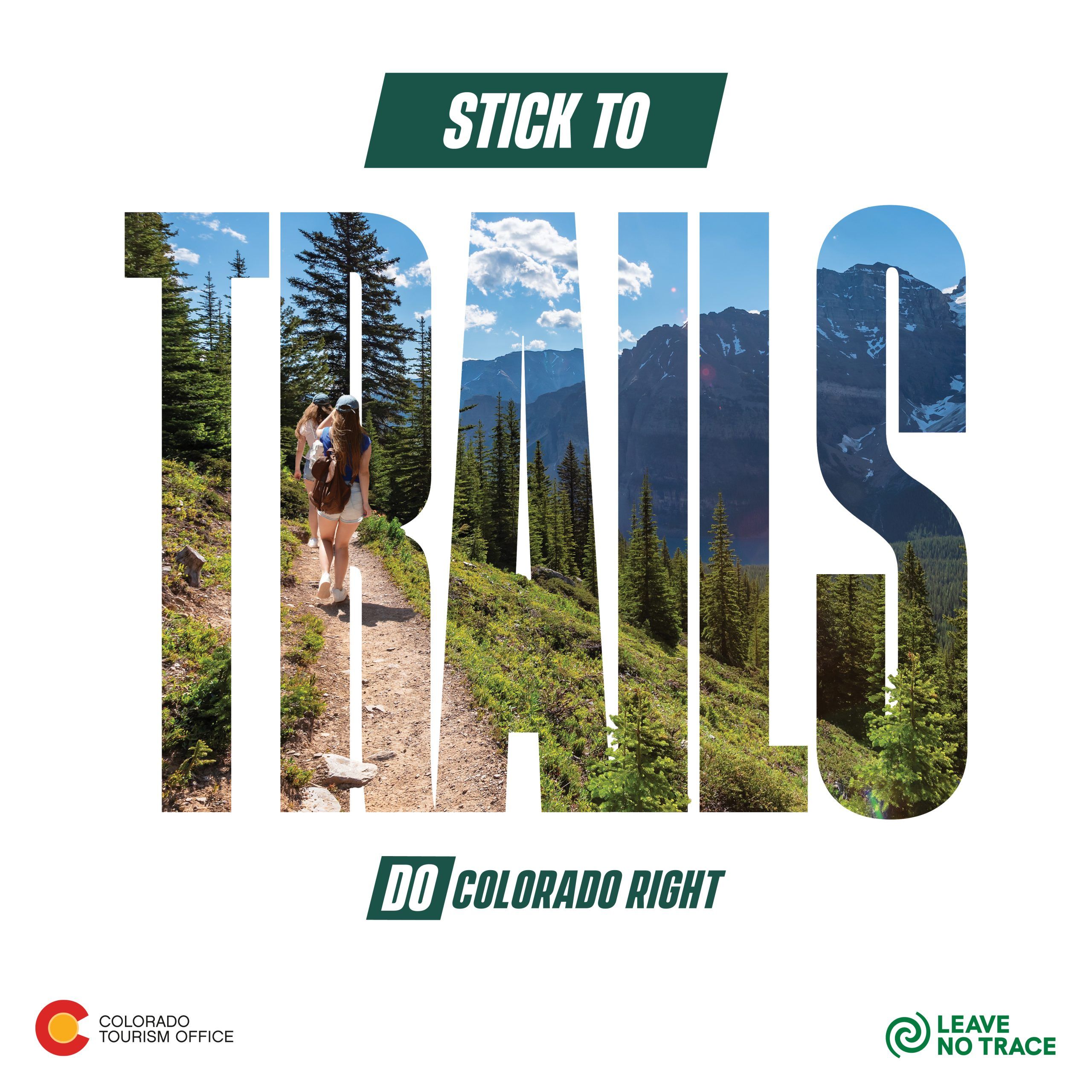 Stick to trails