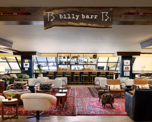 elevation resort billy bar. A bar lined with stools