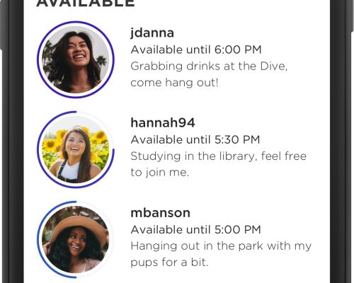 Hithr app, an app for making plans