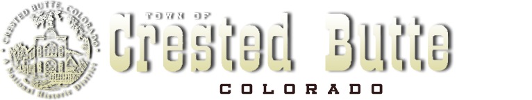 A truck pulling a trailer at the Crested Butte RV dump station.