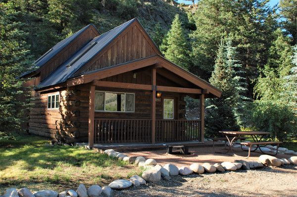 a cabin in the woods of Almont, CO