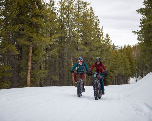 fat biking winter gunnison