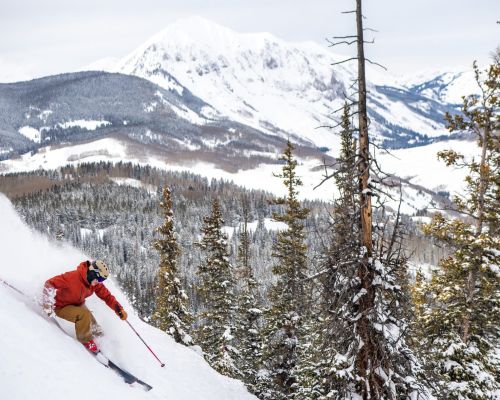 colorful downtown crested butte