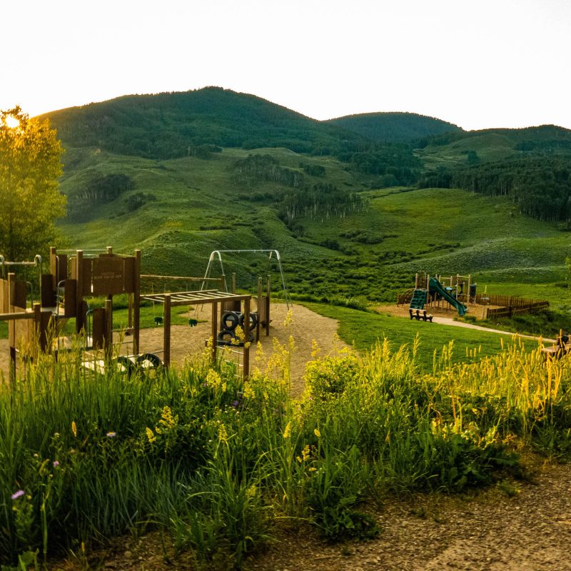 colorful downtown crested butte