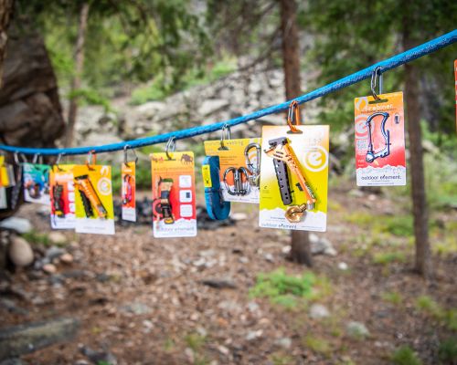 Outdoor Element products on display.