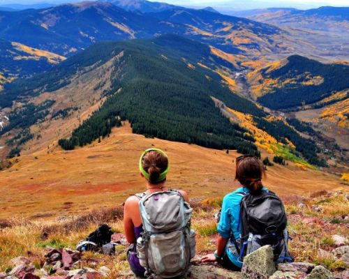 view from near the summit of teocalli mountain