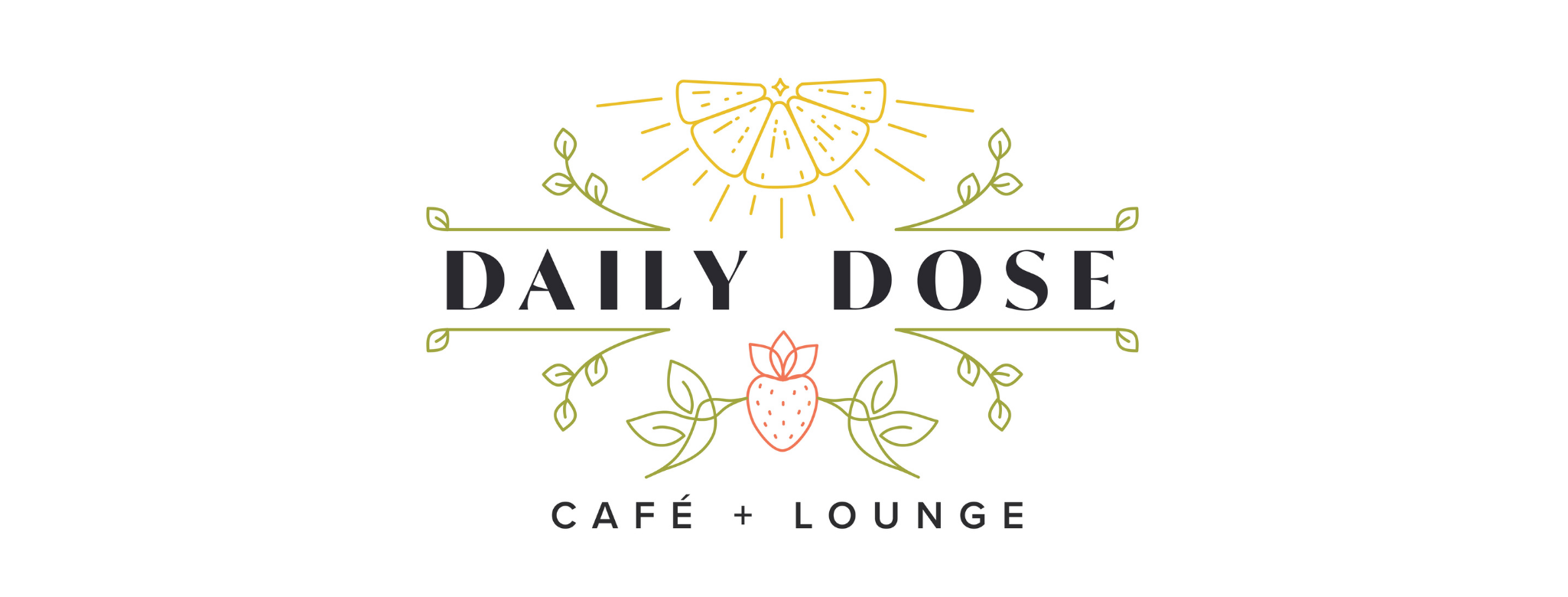 Three smoothies from daily dose in crested butte lined up next to each other at an angle on a table.