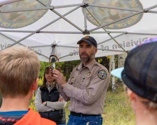 A Wildlife Area Manager from Colorado Parks and Wildlife in Gunnison, Colorado