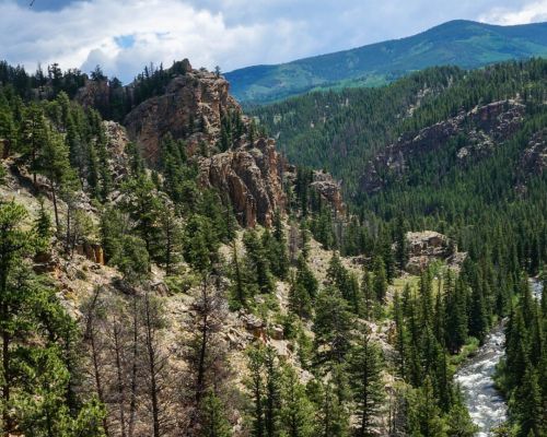 The view of Taylor Canyon from Doctor Park trail