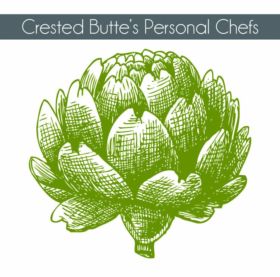 A small group of people sit around a table eating. Celebrate your wedding in Crested Butte with the help of Crested Butte's Personal Chefs