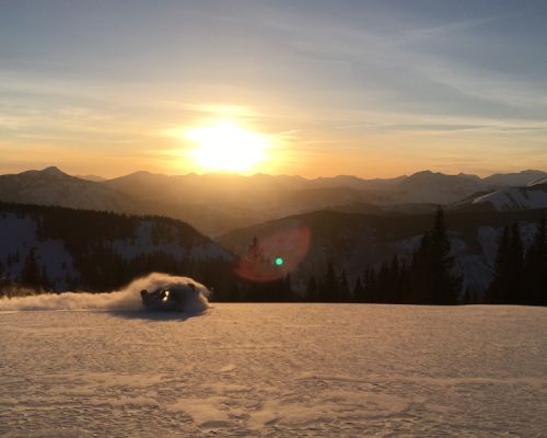 snowmobiling near taylor park