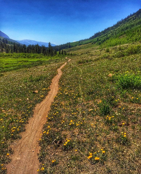 bad mountain biking etiquette on lower loop trail crested butte