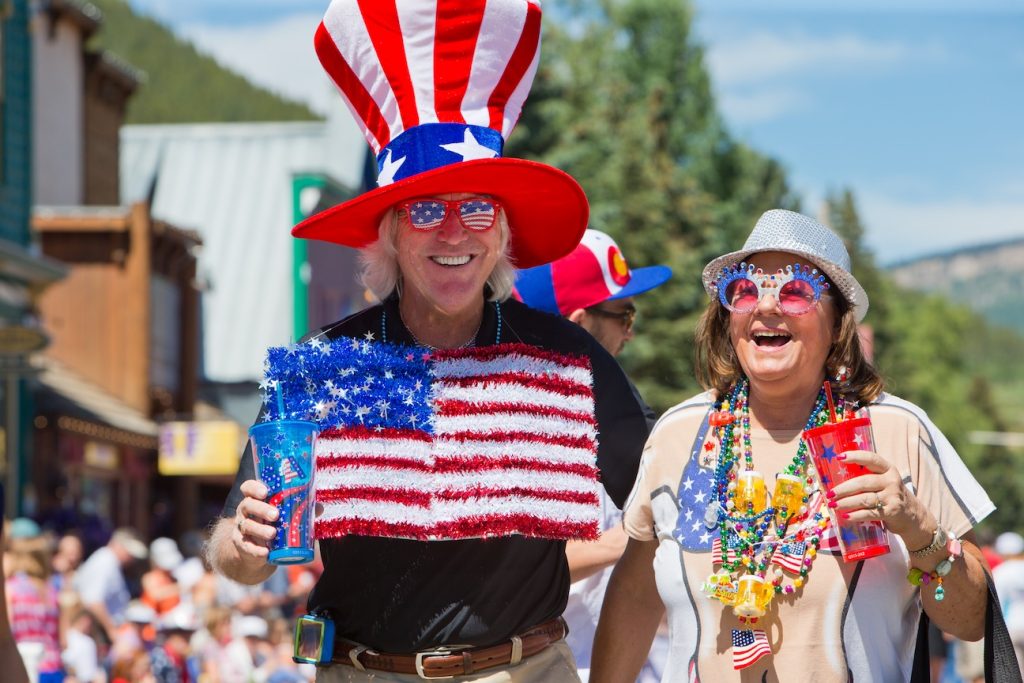 The 4th of July parade in Crested Butte, CO