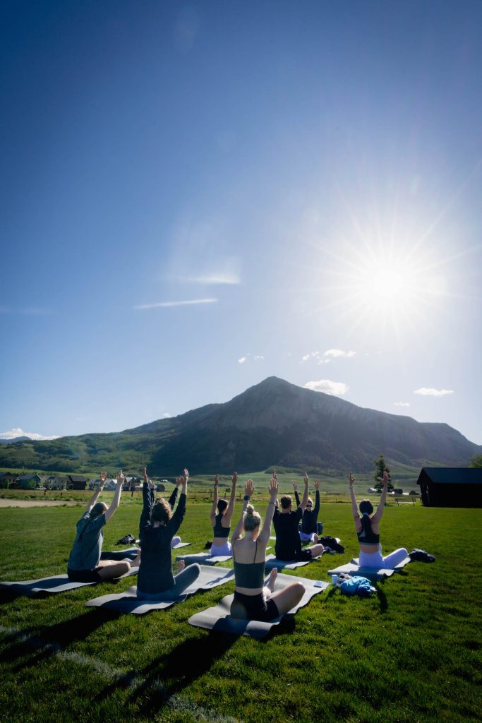 GCB Wellness Summit crested butte mountain yoga