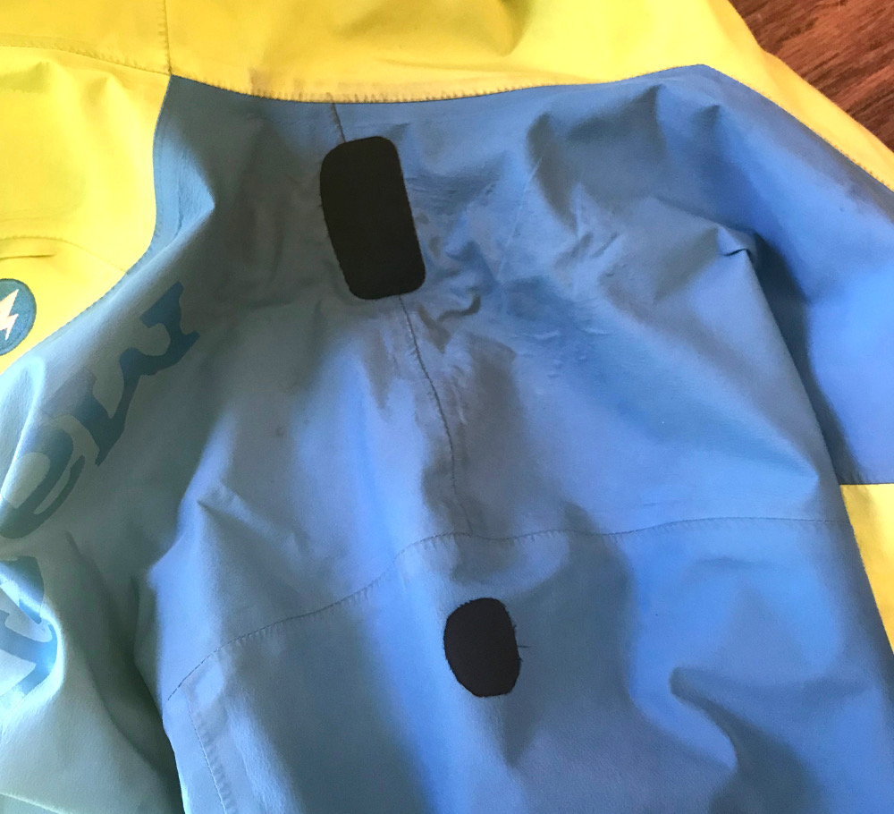 How to patch a hole in a clearance jacket