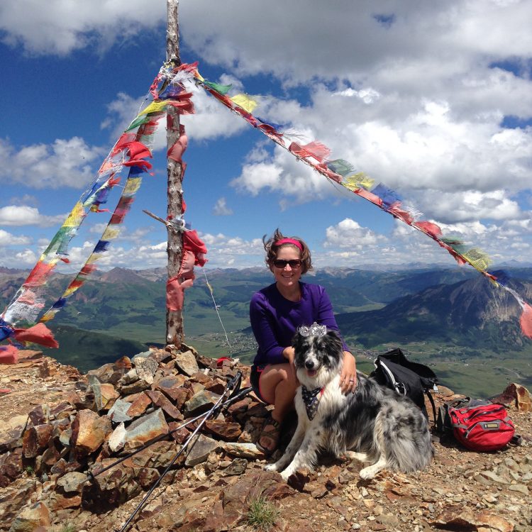 ummit of red lady with jake the adventure aussie