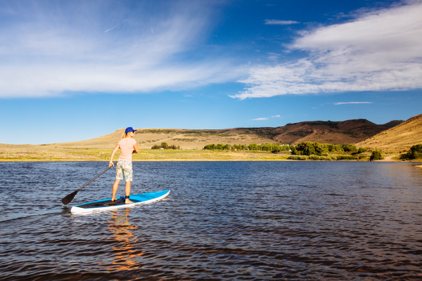 sup on blue mesa reservoir gunnison colorado