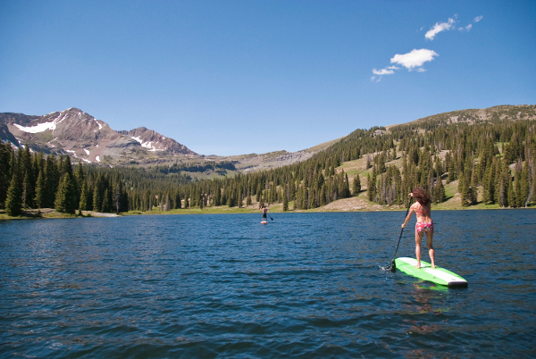 sup on lake irwin crested butte colorado