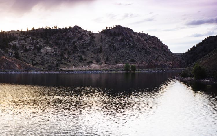 Early morning light on the Blue Mesa Reservoir