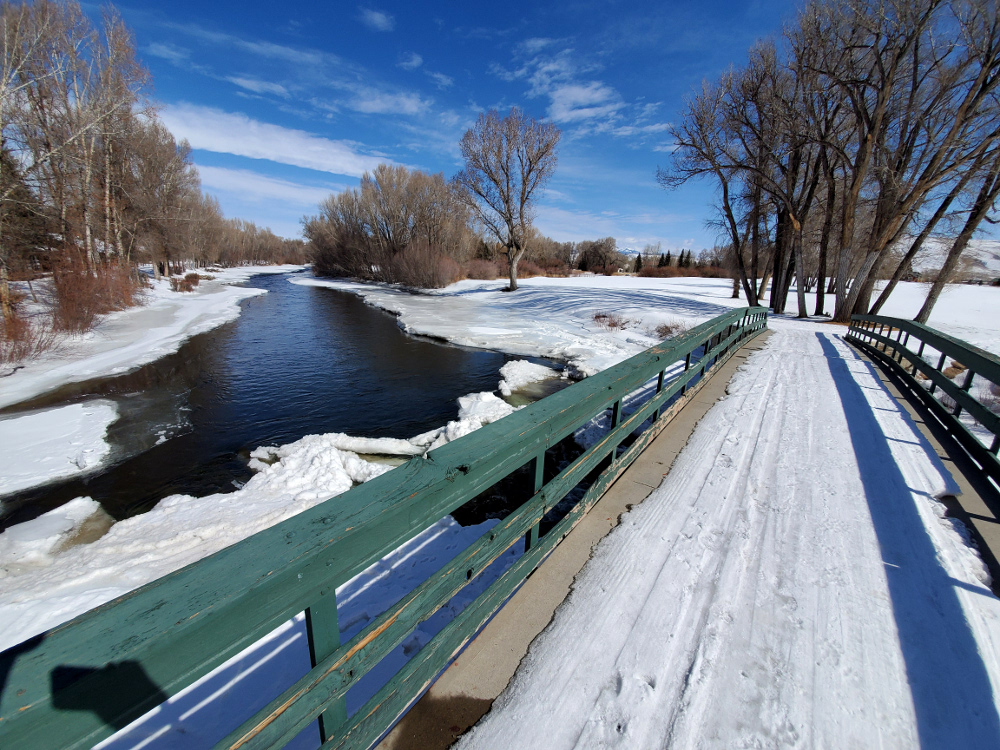 Dos rios golf course XC cross-country skiing in Gunnison - Crested Butte