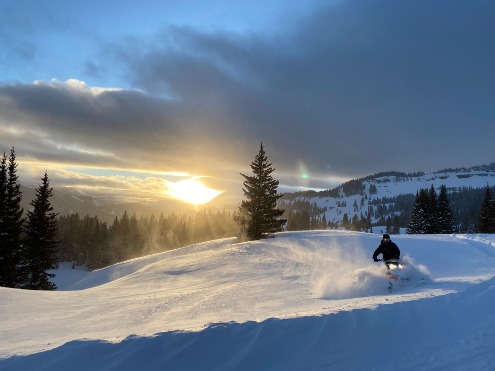 Colorado Snowmobiling Kebler Pass near Crested Butte