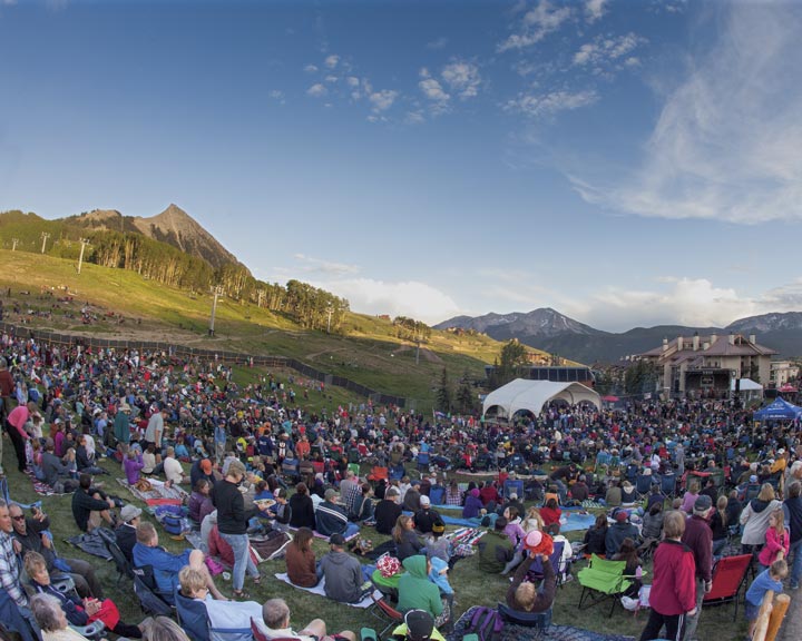 summer concert series in Mt. Crested Butte