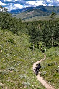 MTB trails on Strand Hill in Crested Butte.