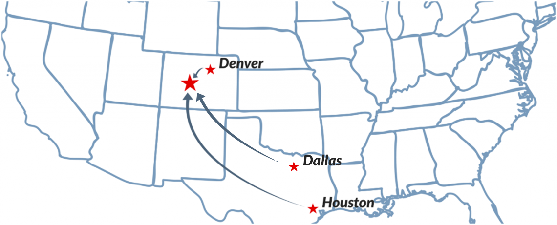 non-stop Gunnison flights winter 2017-2018