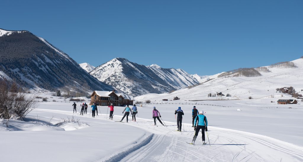 Nordic skiing at Crested Butte