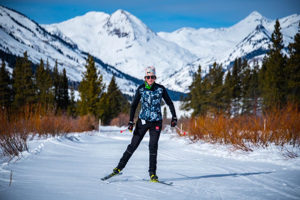 Cross-country skiing in Crested Butte, Colorado