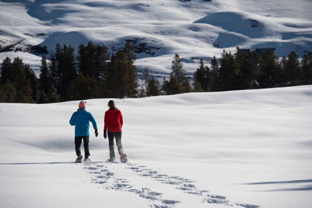 Photo of snowshoeing in Gunnison Valley