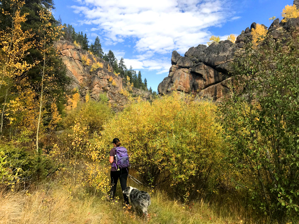 Great fall hiking near one mile road