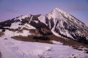 The peak of Crested Butte.