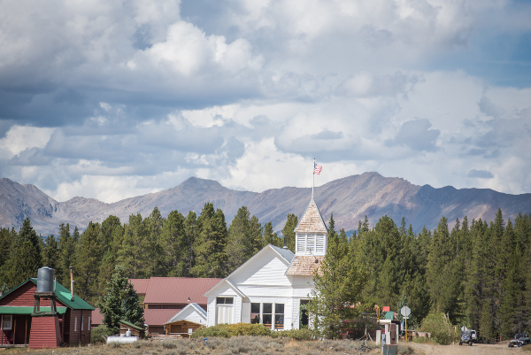 tincup town hall and church