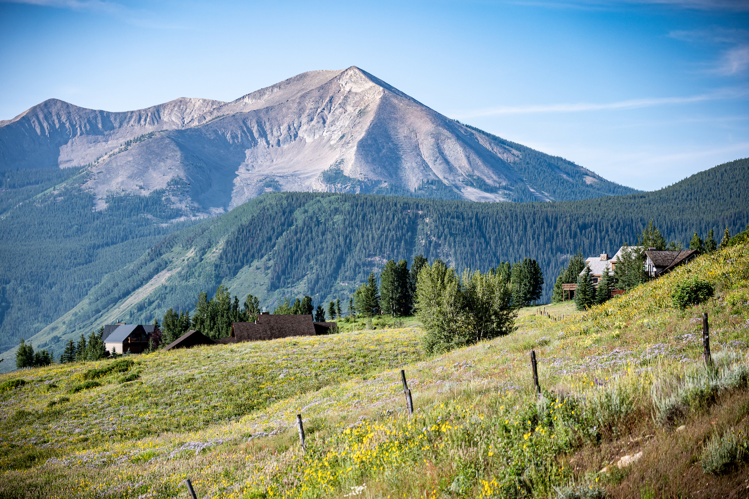 A mountain peak in Crested Butte, CO. Whetsone Mountain 